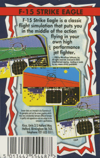 F-15 Strike Eagle Commodore 64 US box art